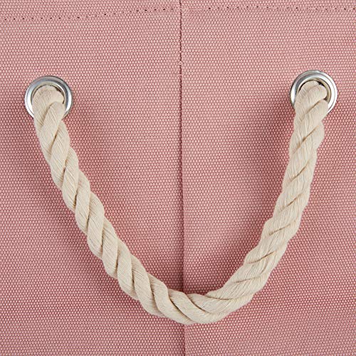Bone Dry Pet Storage Collection Collapsible Bin, Rose, Medium Round - color: Rose, size: Medium Round