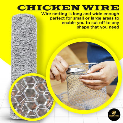 Chicken Wire 24 in x 150 FT x 2” Mesh x 20GA | Poultry Wire Netting | Hot Dipped Galvanised | Hexagonal Galvanized Mesh for Chicken Coop, Rabbit Cage, Fence Barrier PM24x150x2 - style: 24 in x 150 FT x 2 in