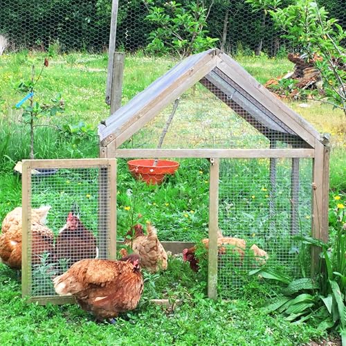 36'' x 10' Hardware Cloth 1/2 inch 19 Gauge - Hot-dip Galvanized After Welding, Chicken Coop Wire Fence Wire Mesh Screen, Rabbit/Snake Fences, Netting Wire Cloth Galvanized Wire Mesh Roll - size: 1/2 inch 36in x 10ft-Silver