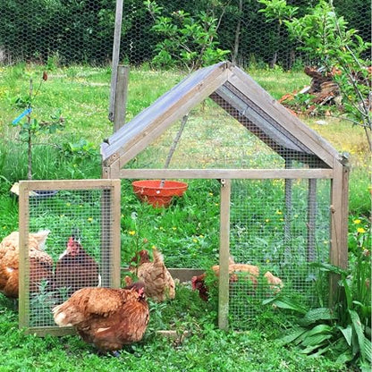 HIHADUUM 8'' x 20' Hardware Cloth 1/4 inch 23 Gauge, Hot-dip Galvanized After Welding, Chicken Coop Wire Fence Wire Mesh Screen, Rabbit/Snake Fences, Netting Wire Cloth Galvanized Wire Mesh Roll - size: 1/4 inch 8in x 20ft-Silver