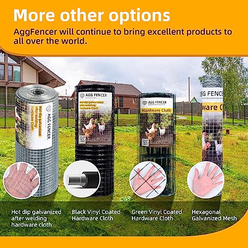 Chicken Wire Mesh 13.7in x 236in Hexagonal Poultry Wire Netting | Galvanized Hardware Cloth, Garden Fence Barrier Mesh, for Pet Rabbit Garden Chicken Wire Fencing - size: 13.7" x 236" 1inch