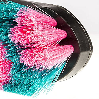 WEAVER Decker Majestic Grooming Brush Teal/Pink