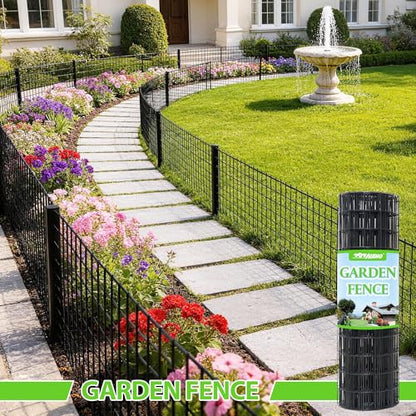 Black PVC Coated Welded Wire Fencing,2"x3" 16 Gauge,60inch H x 100ft L Garden Wire Fence Roll,2/3/4/5/6ft Tall x 50/100 ft Long Hardware Cloth Metal Mesh for Yard,Farm,Chicken,Dog,Vegetable Protection - color: Black, size: 2"x3" 60inx100ft