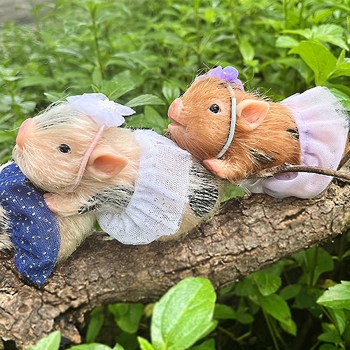 OtardDolls Lifelike Reborn Pig Dolls, 5 Inch Soft Realistic Newborn Cute Pig Dolls with Toy Accessories for Birthday, Christmas