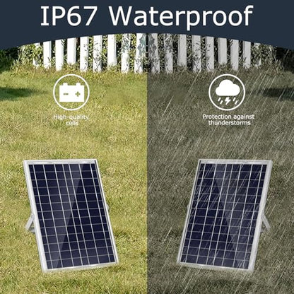 Solar Panel Accessory Empowers Coop with 6W 6V Charging - Easy Install, Sturdy Design & Efficient Energy, Harnessing Sustainable Power for Poultry Protection