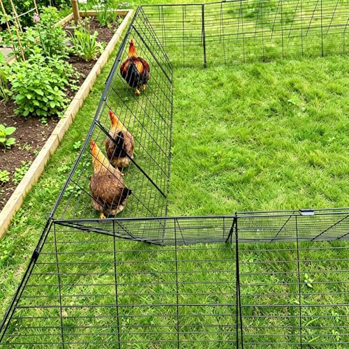 Heavy Duty Chicken Run Tunnel for Yard & Outside, Foldable & Expandable Chicken Tunnel, Portable Predator-Proof Poultry Playpen for Chickens, Rabbits & Ducks - size: Coop 1