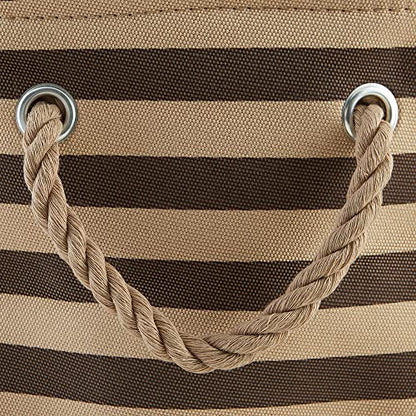 Bone Dry Pet Storage Collection Striped Paw Patch Bin, Small Rectangle, Brown - color: Brown, size: Small Rectangle