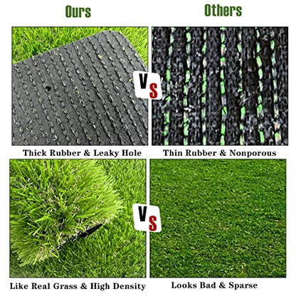 8 Pack Chicken Nesting Box Pads for Laying Eggs - 12"x12"x1.2", Washable Hen Nesting Pads for Chicken Coop, Artificial Grass Chicken Bedding Rug Carpet Synthetic for Garden Lawn Indoor Outdoor
