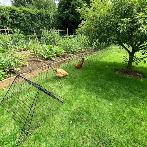 Heavy Duty Chicken Run Tunnel for Yard & Outside, Foldable & Expandable Chicken Tunnel, Portable Predator-Proof Poultry Playpen for Chickens, Rabbits & Ducks - size: Coop 2