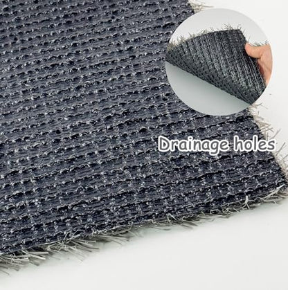PINVNBY 4 Pcs Washable Chicken Pads for Nesting Box,Artificial Grass Mat for Chicken Coop Laying Hen Nest Bedding Fake Grass Synthetic Turf Mats for Pet Garden Lawn Indoor Outdoor(Gray) - size: 【Grey|4 PCS】