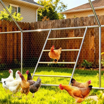 Chicken Perch for Coop, 41" W x 55" L, Chicken Roosting Bars, Toys Roost Ladder for Backyard Poultry, Funny Chicken Coop Accessories - size: 41.5"L x 1.5"W x 56.0"H, style: Perch Only