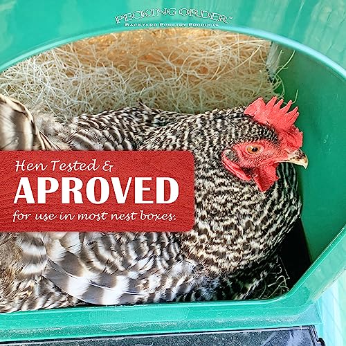 Nest Box Pads for Chicken Nesting Boxes - 13 x 13 Pads Made in USA from Sustainably Sourced Aspen Excelsior (5 Pack) - size: 5 Count (Pack of 1)