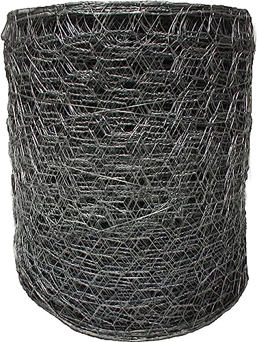 Acorn International PN118150 1"X18"X150' Poultry Netting, 1.5' Wide X 150' Long, Silver - size: 1.5' Wide X 150' Long, style: 1" Hexagon Pattern