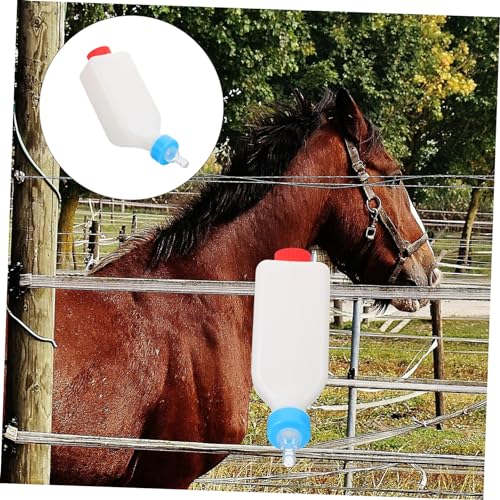 Hanging Lamb Feeding Bottle for Goats and Sheep Calf Nursing Container Adjustable Design Sturdy Animal Milk Feeder for Pets and Livestock