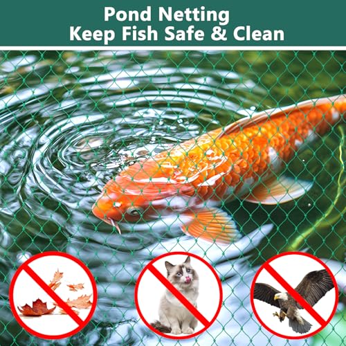 Bird Netting for Chicken Coop, Poultry Netting Over Chicken Run & Chicken Pen, Heavy Duty Nylon Nettings Reusable, UV-Resistant, Garden Netting Aviary Net Fruit Tree Nettings - size: 1.97"-4.92' x 65.62'