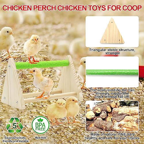 Chick Feeder and Waterer Kit with Chick Perch, 1l Chick Waterer, Flip Top Poultry Feeder, Chick Starter Kit for Chick Brooder, Baby Chicken Supplies for Baby Chick, Duck and Quail - color: Chick Feeder and Waterer Kit with Chick Perch