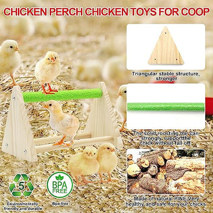 Chick Feeder and Waterer Kit with Chick Perch, 1l Chick Waterer, Flip Top Poultry Feeder, Chick Starter Kit for Chick Brooder, Baby Chicken Supplies for Baby Chick, Duck and Quail - color: Chick Feeder and Waterer Kit with Chick Perch