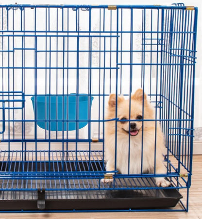 20 Pack Cage Cups Feeder Waterer Food Bowl 25 OZ Water Dispenser Hanging Seed Dish Drinking Coop Cup Treats Container for Chicken Bird Rabbit Bunny Parakeet Pigeon Small Animal Poultry Cat - size: Blue 25 OZ Pack of 20