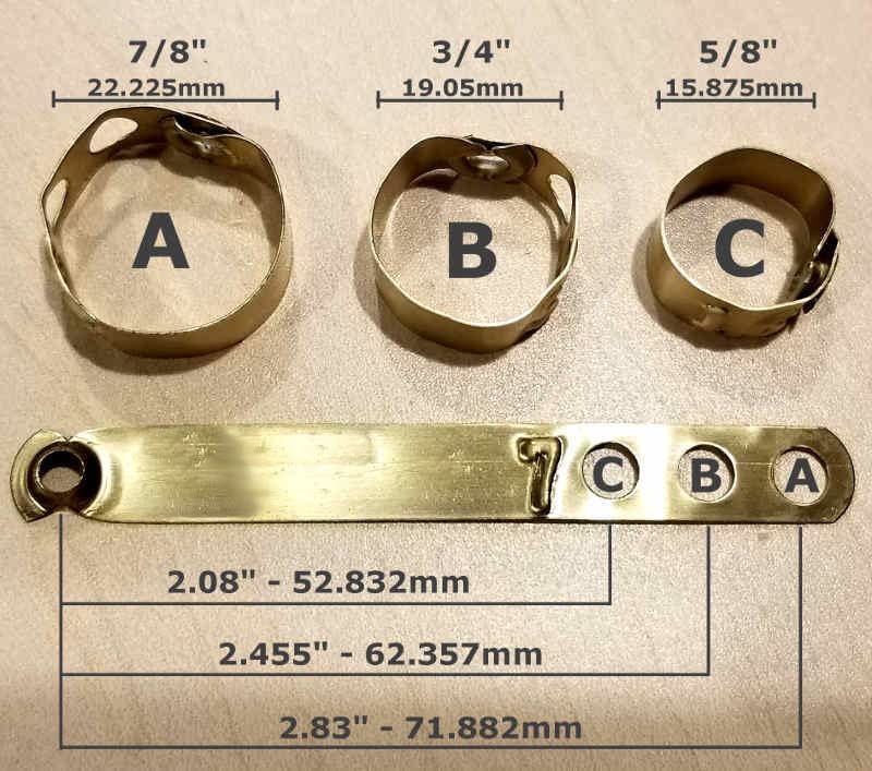 Leg Bands NOT Stamped Aluminum Chicken Poultry Duck Leg Identification Rings (100, Blue) - color: Blue