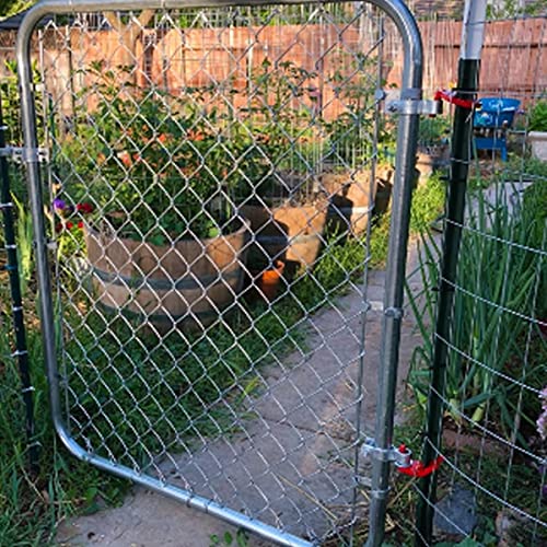 T-Post Gate Hinge Pins - Heavy Duty Gate Hanger, Hang a gate of Any Farm or Garden from a Metal T Post, Steel Gate Hinges Target Hanger, Easy to Install - size: 1 Pack