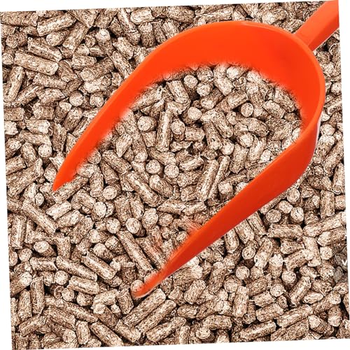 Kisangel Farm Feeding Scoop Livestock Feed Shovel Comfortable Handle Reusable Plastic for Chicken Poultry