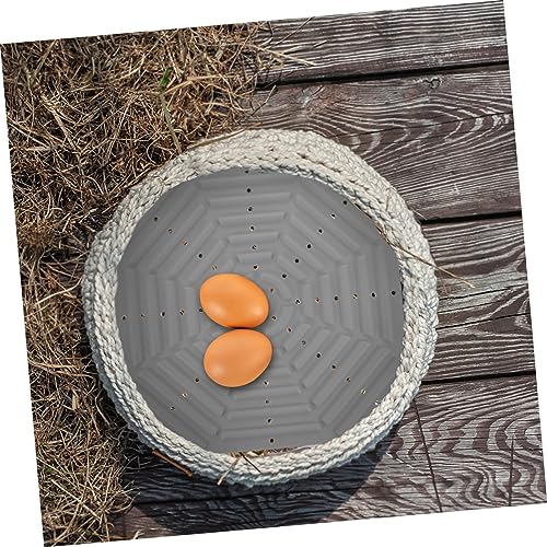 Kisangel Chicken Nesting Box Pad Washable Silicone Liner for Coop Bedding Soft and Nesting Pads for Chickens Non-Slip Design Suitable for Nest Box