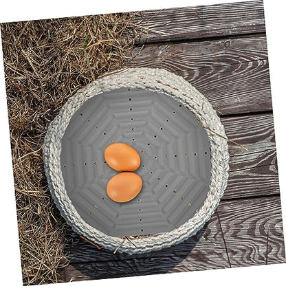 Kisangel Chicken Nesting Box Pad Washable Silicone Liner for Coop Bedding Soft and Nesting Pads for Chickens Non-Slip Design Suitable for Nest Box