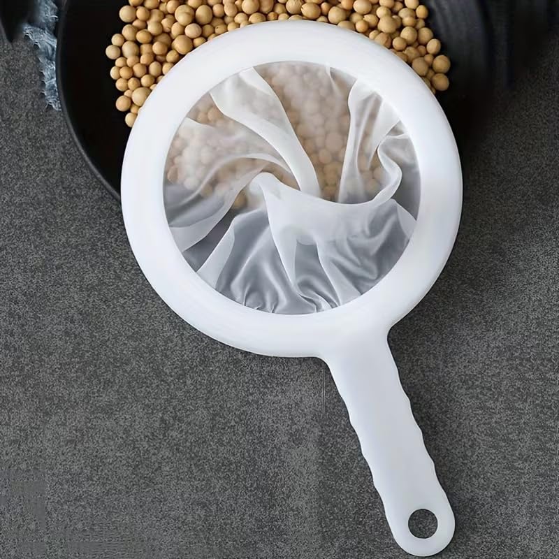 Mesh Filter 200 Mesh Polycarbonate PC Dispenser Strainer 1-Pack for Soy Milk Coffee Yogurt and Juices Easy Pour for Kitchen, 1PC