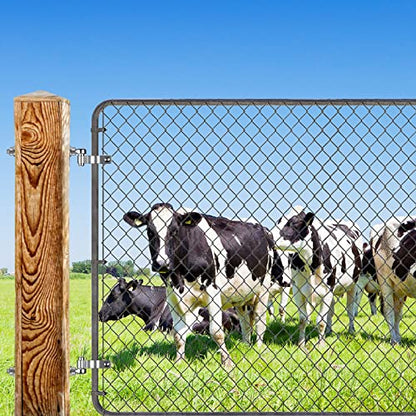 Insaga J Bolt Gate Hinge, 304 Stainless Steel Farm Gate Hinges, M12 x 10'' Gate Hinge Bolt 5/8'' for Chain Link Fence/Farm/Wooden Fence/Driveway, Supports up to 500lbs, 2pcs - color: M12-10''-2PCS