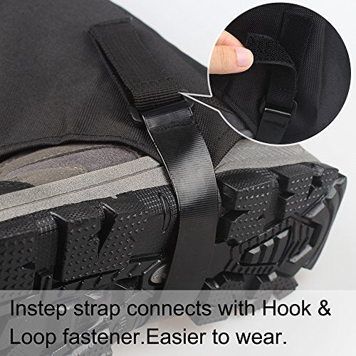 MAGARROW Leg Gaiters Hiking Snow Boot Gaiter Outdoor Waterproof Gaiters Shoes Cover Oxford Fabric - size: Large