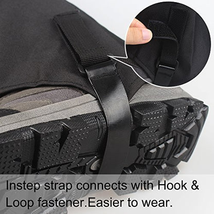 MAGARROW Leg Gaiters Hiking Snow Boot Gaiter Outdoor Waterproof Gaiters Shoes Cover Oxford Fabric - size: Large