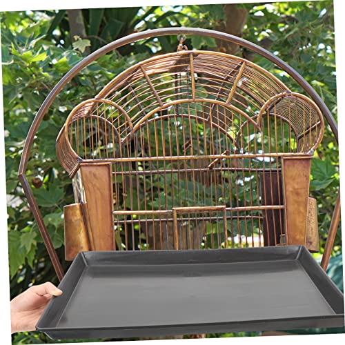 BESPORTBLE 2pcs Dog Crate Tray for Parakeet and Small Pets Potty Pan for Bunny Cage and Cat Litter Easy- Non-Leak Design - size: 46x30cm