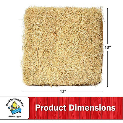 Cackle Hatchery Laying Hen Nest Box Pads Made in USA from Sustainable Aspen Exceslior - 13x13 Nesting Box Liners (6-Pack) - size: 6-Pack