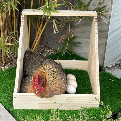 6 Pack Chicken Nesting Pads-12×12", Artificial Thicken Washable Grass Nesting Box Liners Pads Reusable Laying Eggs Bedding for Chickens Coop Pet Indoor Outdoor