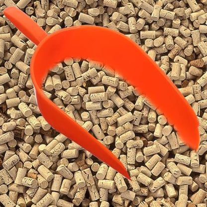 balacoo 2pcs Reusable Shovel Ergonomic Handheld Garden Scoop for Poultry Thicken Design for Easy Cleaning and Comfortable Use Lightweight Farm Tool for Livestock Feeding