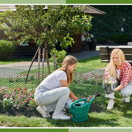All-in-One 200 Inch Plant Protectors from Animals Kit - 0.85mm Heavy Duty Chicken Wire Cloche,Free-Cut Wire Mesh Roll Includes Pliers, Gloves, Ties, Stakes for Custom Outdoor Cages (12 * 200 Inch) - size: 12*200 Inch