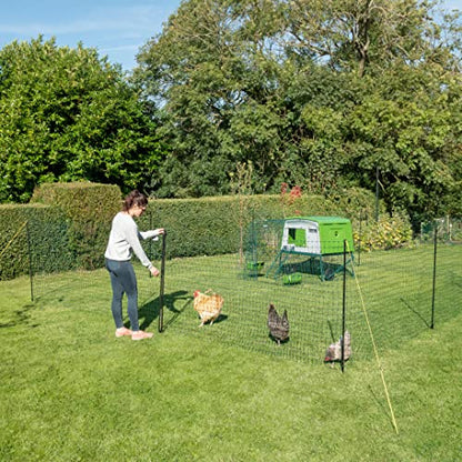 Omlet Chicken Fencing | High Poultry Netting with Door | Significantly Higher Than Other Moveable Fencing Options on The Market | Give Your Chickens More Space | 105ft - size: 13.0"L x 26.9"W x 12.0"H