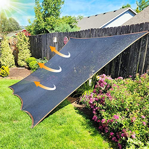Shade Cloth - for Plants Greenhouse, 70% Sunblock Shade Sails -for Outdoor Garden Pergola Patio Lawn Sun Shade Cloths for Kennel Chicken Coop Easier to Hang Plant Shade Net Cover - size: 6.5'x16'