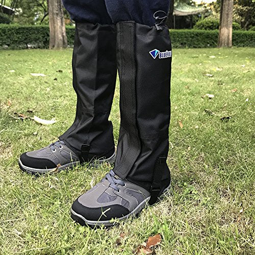 MAGARROW Leg Gaiters Hiking Snow Boot Gaiter Outdoor Waterproof Gaiters Shoes Cover Oxford Fabric - size: X-Large