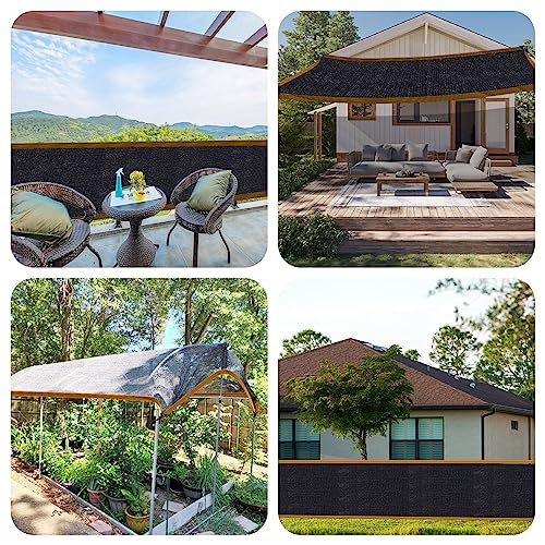 Shade Cloth - for Plants Greenhouse, 70% Sunblock Shade Sails -for Outdoor Garden Pergola Patio Lawn Sun Shade Cloths for Kennel Chicken Coop Easier to Hang Plant Shade Net Cover - size: 3'x16'