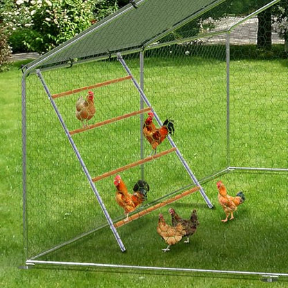 Chicken Perch for Coop with Ladder, Chicken Roosting Bars for Backyard Poultry, Easy to Assemble & Clean, 55 in l x 39 in w - size: 55.12"L x 39.37"H