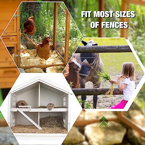 Tatuo Hardware Cloth 1/2 Inch 36in x 150ft Hot Dip Galvanized After Welded Cage Mesh Rolls 21 Gauge Metal Chicken Wire Roll Wire Fencing Poultry Netting for Raised Garden Rodent Animals - color: Silver, size: 36in X 150ft