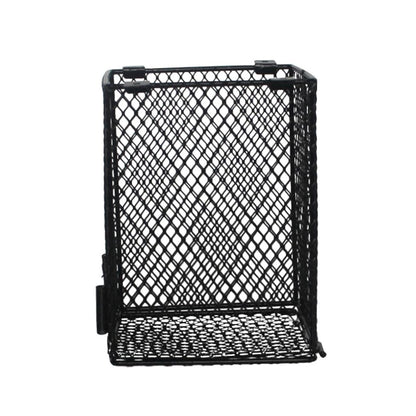 Square Shape Scalding Lampshade for Reptiles Poultry Sturdy Iron Material Easy Install Protects Lights