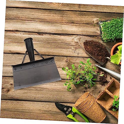 Multi-Functional Poultry Dung Shovel for Farm Use Heavy-Duty Metal Excrement Cleaner Long Handle for Chicken Duck and Pig Farms
