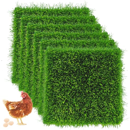 Nesting Pads for Chicken Coop, Nesting Box Pads 6PCS 12"×12"×1.2" Nesting Box Pads for Chickens, Nesting Pads for Laying Eggs, Reusable Nesting Pads for Chicken Coop/Chicken Nesting Box