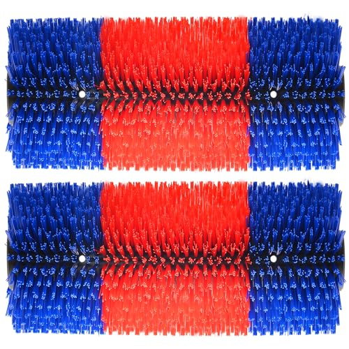 2PCS Livestock Scratch Brushes - Livestock Anti-itch Tool, Horse Brushes, Relieve Back Itching in Livestock, Appropriate for Horse, Cattle, Pig, Sheep(Red) - color: Red, size: 2PCS