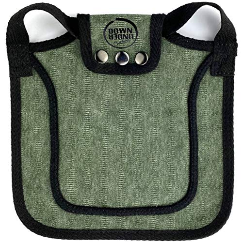 DOWN UNDER OUTDOORS Medium-Large Chicken Saddle with Adjustable Straps, Chicken Apron, Poultry Saver, Pet Supplies, Including Shoulder Cover (Green) - color: Green