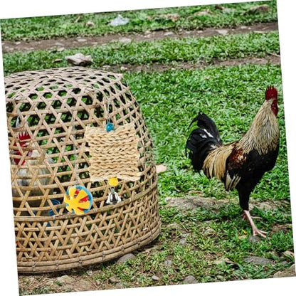 5PCS Chicken Treat Ball Kit Bird Cage Set for Parrots and Hens Chewing and Hanging to Entertain Pets Mood and Health Random Color
