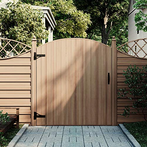 National Hardware Transitional Gate Kit N109-314 with Gate Latch, Gate Hinges, and Gate Pull