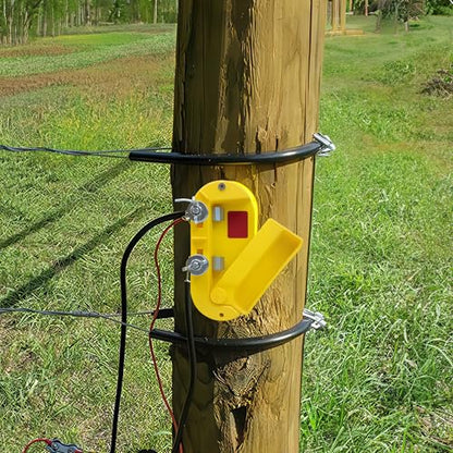 Cut Off Switch Electric Fence Switch of Plastic Single Pole-Yellow - style: 1 Pack